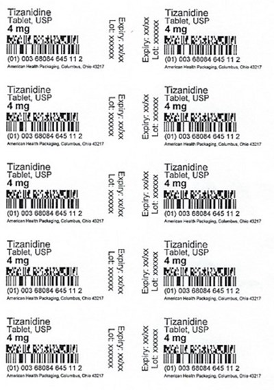 4 mg Tizanidine Tablet Blister
